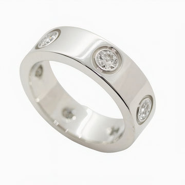 Cartier LOVE Ring – 18K Weißgold mit sechs Diamanten (0,46 ct)