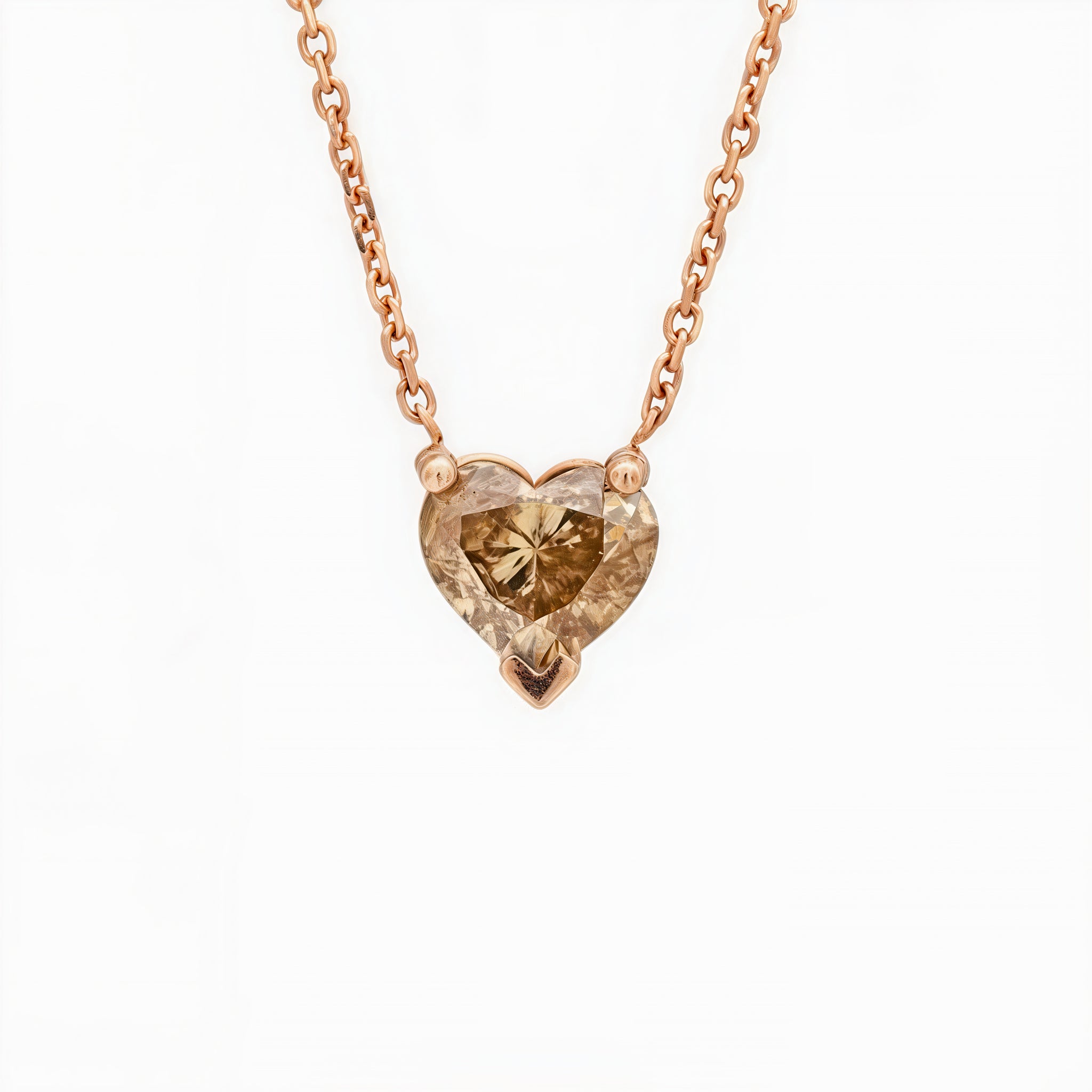 Diamantkette mit Herzschliff – Auf Anfrage