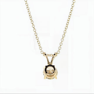 Zeitlose Eleganz – Halskette aus 14K Gelbgold mit 0,50 ct Brillant