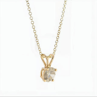Zeitlose Eleganz – Halskette aus 14K Gelbgold mit 0,50 ct Brillant