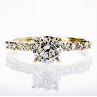 Zeitlose Strahlkraft – 14K Gelbgold-Ring mit 1,32 ct Diamanten