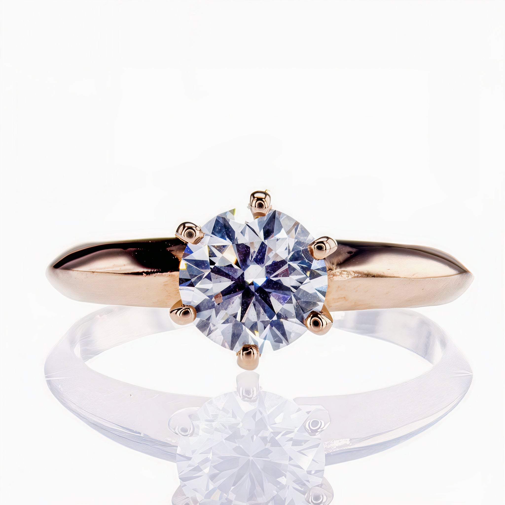 Roségold Ring – Strahlende Wärme, individuell nach Wunsch